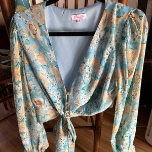 Pink Lilly cropped top